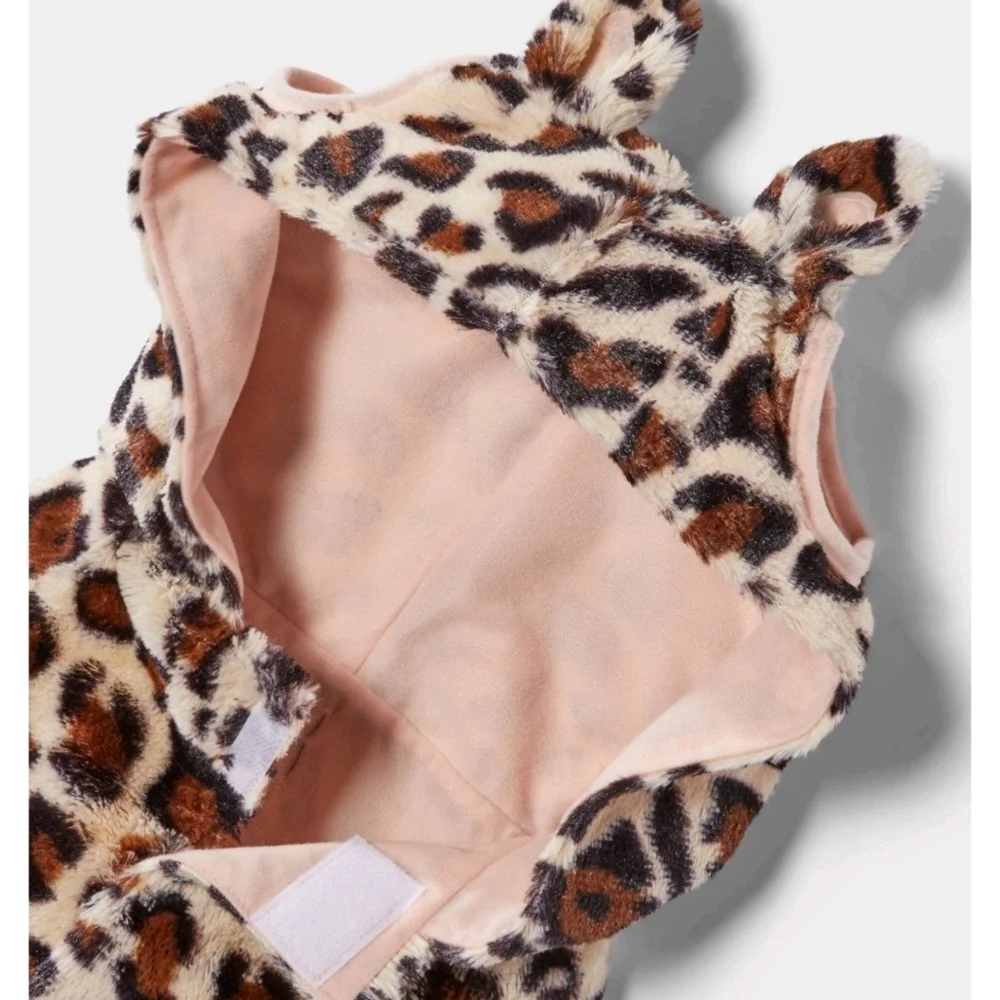 Hyde & Eek Halloween Leopard Hoodie Dog Hoodie Size S